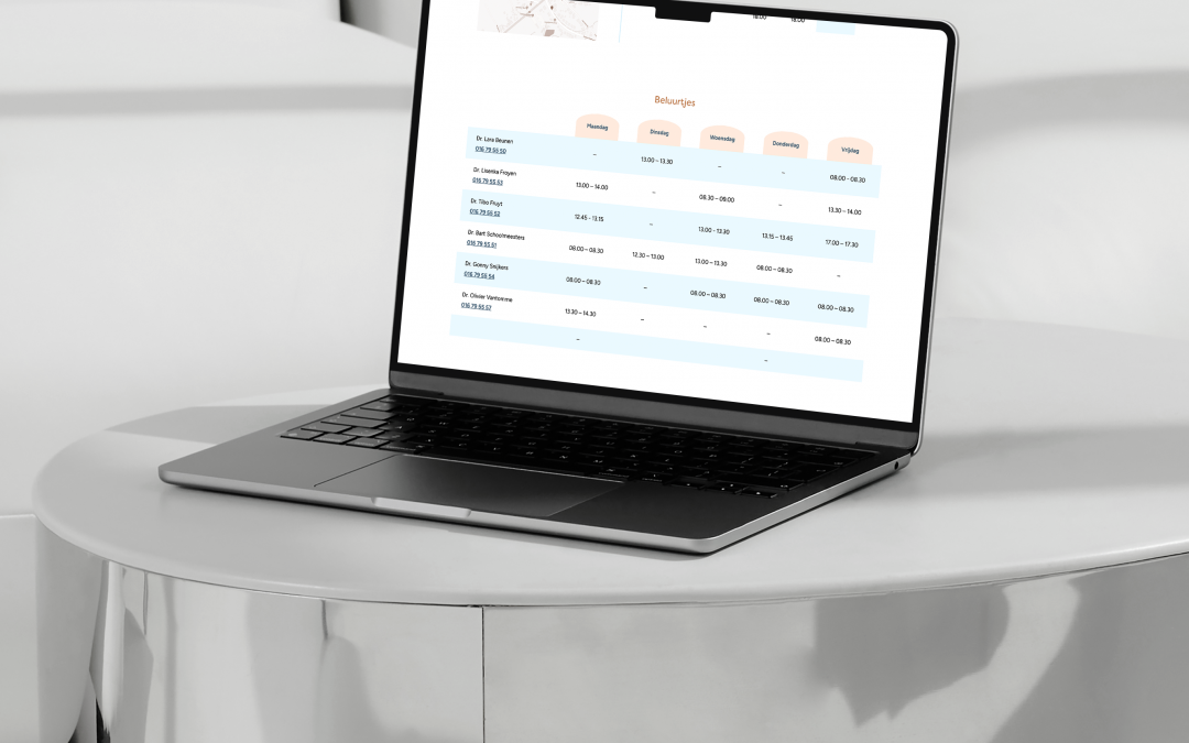 Hoe een goede website voor artsen de werkdruk kan verminderen